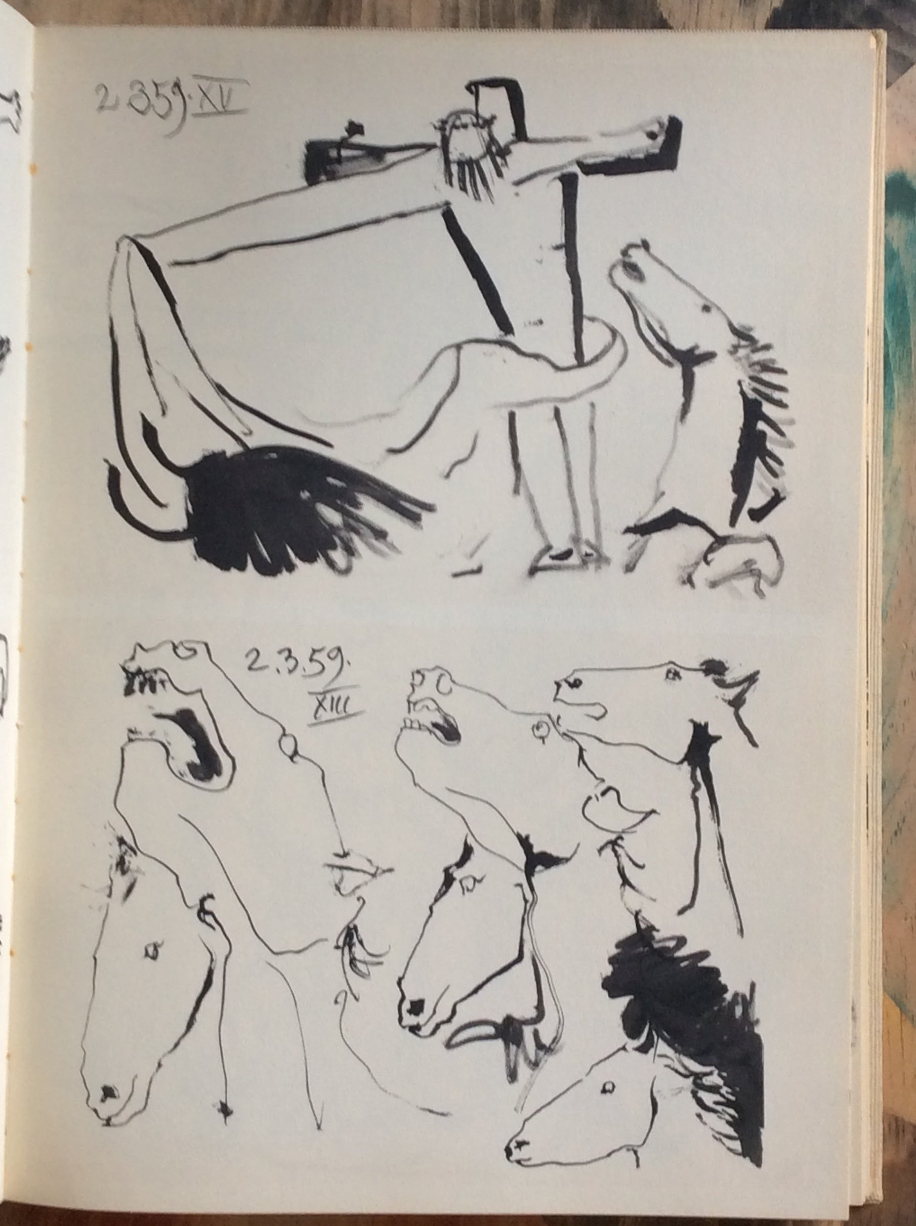 Pablo Picasso: Toros y Toreros Luis Miguel Dominguin and George Boudaille Published by Aux Editions Cercle D'Art, Paris, 1961