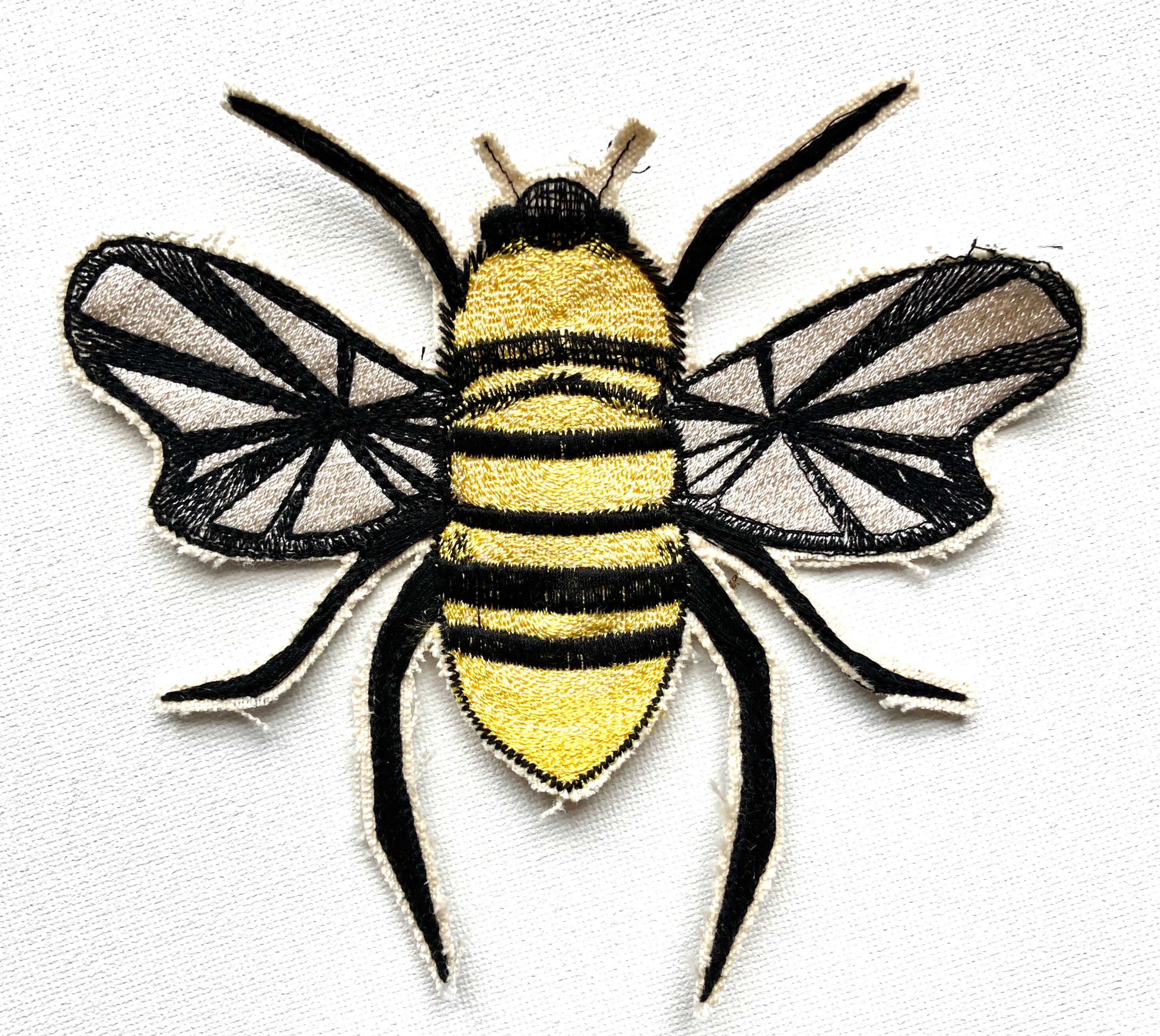 Embroidered Bee Patch
