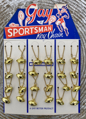1950s, "Genuine Gay Products" Gay Sportsman Key Chain Store Display!  A Guaranteed Gay Product!