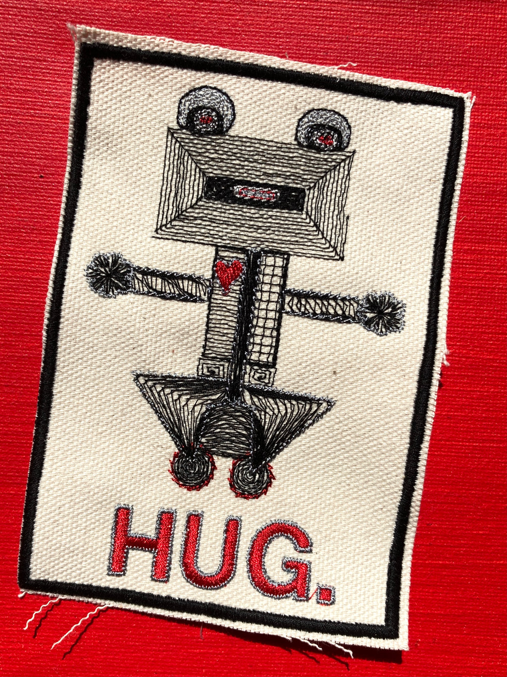 Robot. Hug. Patch