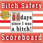 OREDER HERE! Bitch Safety Scoreboard