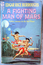 Edgar Rice Burroughs, FIGHTING MAN OF MARS, Ace, F-190, c.1963