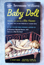 Tennessee Williams, Baby Doll, Signet Books, 1956, Movie Tie-In Paperback