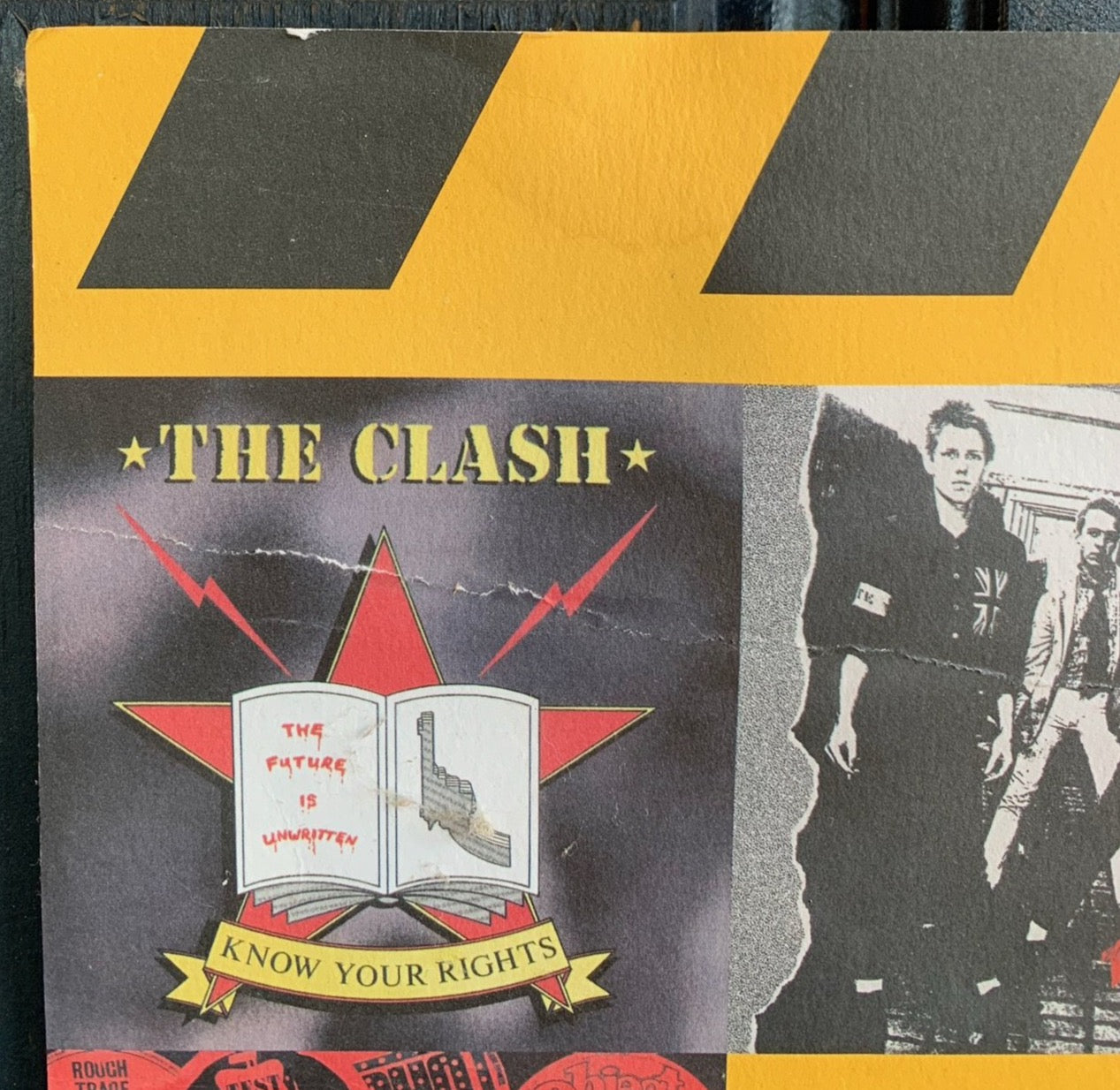 THE CLASH "Singles" Box Set Promo Poster