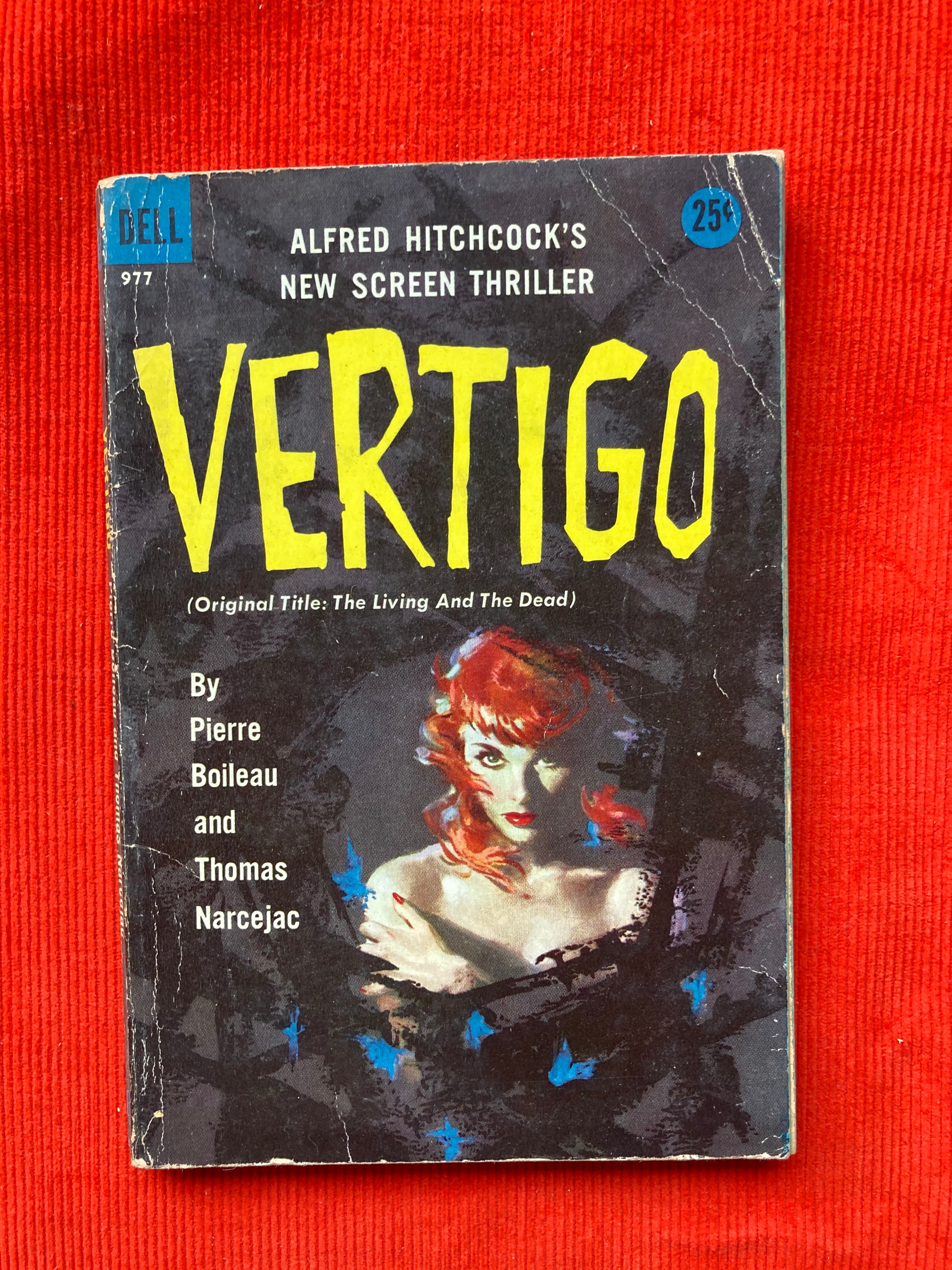 Alfred Hitchcock's "Vertigo -The Living And the Dead" Movie Tie-In, 1958 Dell Books