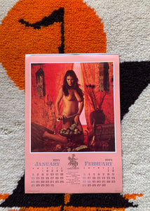 1974 Nude Pin Up Calendar