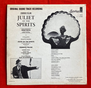 Federico Fellini's Juliet of the Spirits Nino Rota 1965 OST Mainstream Records VG+
