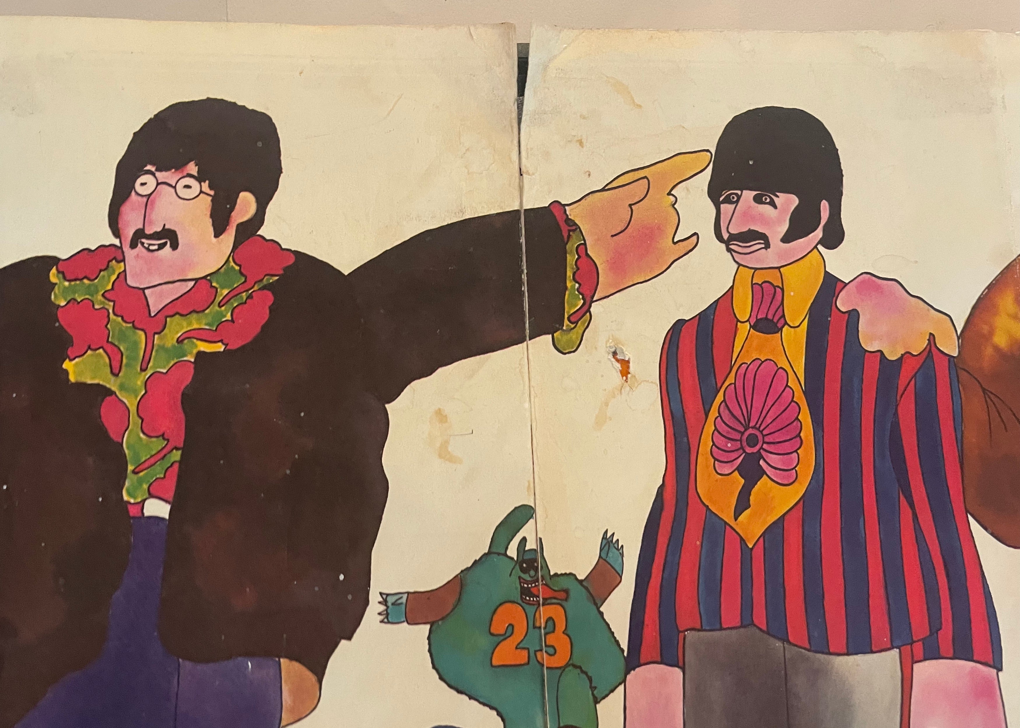 "The Beatles- The Electric Last Minute" 1960's Pin-up Poster