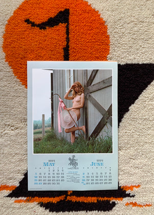 1974 Nude Pin Up Calendar