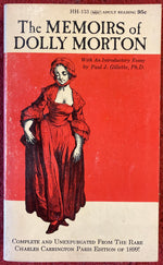 The Memoirs of Dolly Morton, 1967, Pulp Fiction Paperback - Civil War Sleaze!*