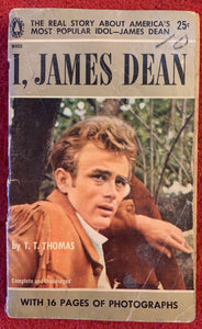 I, James Dean, 1957, Popular Library Paperback, T. T. Thomas*