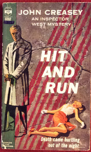 Hit And Run, John Creasey, Berkley Medallion G552, 1961 *