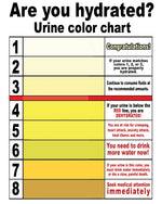 Are you hydrated? CFLO Urine Color Chart!