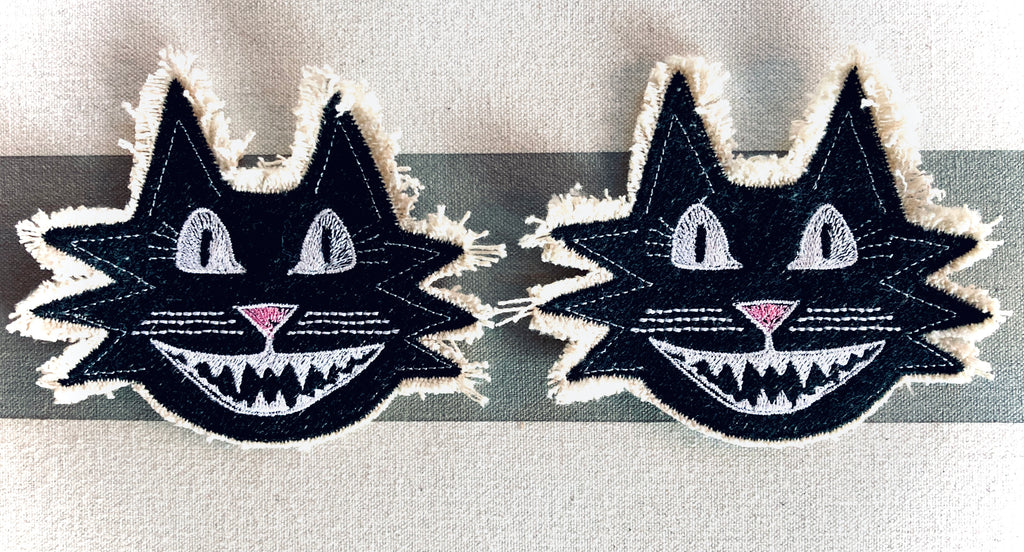 Embroidered Catty Patch